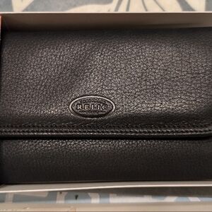 Relic Black Leather Wallet